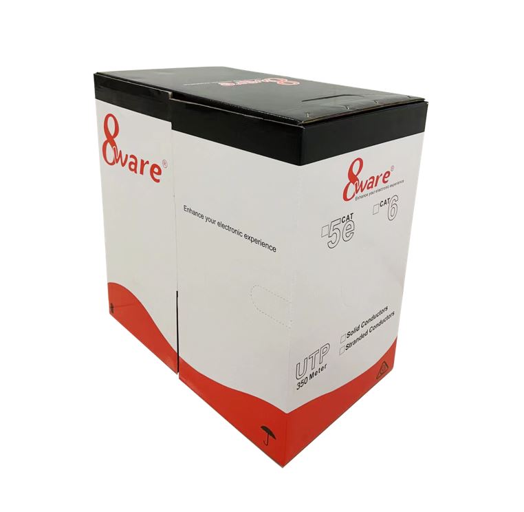 8Ware 350m CAT6 Cable Roll Blue Bare Solid Copper Twisted Core PVC Jacket >305m 8Ware 350m CAT6 Cable Roll Blue Bare Solid Copper Twisted Core PVC Jacket >305m